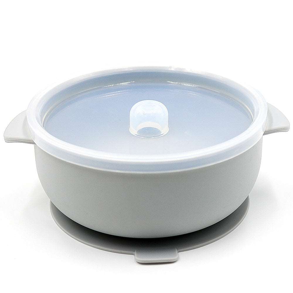 Baby Silicone Products - Toddler Silicone Suction Bowl & Lid