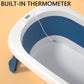 Baby/Toddler Foldable Bathtub - Foldable Baby/Toddler Bathtub With Thermometer - Navy