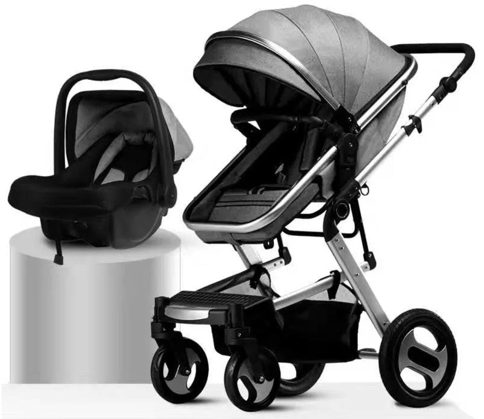 Chai Luxury Light Weight Stroller Travel System 3 Modes Chai