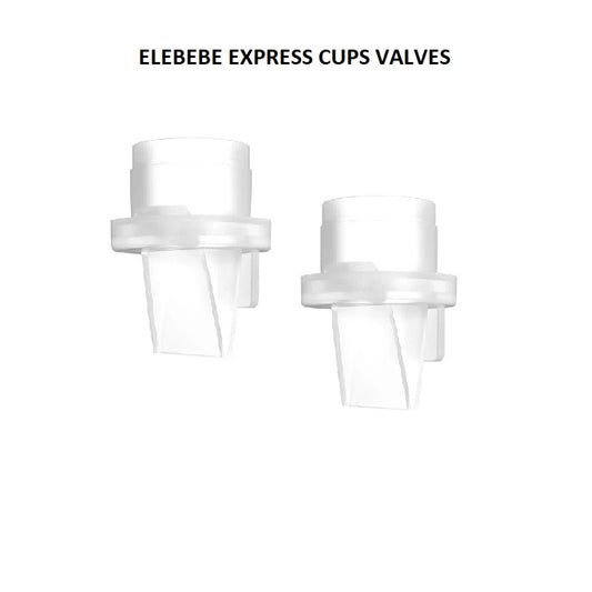 Breast Pump Replacement Parts - Replacement Silicone Duckbill Valves - ELEBEBE Express Cups Only