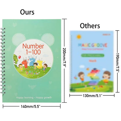Reusable Pre-School Practice Workbook Series - Set of 5