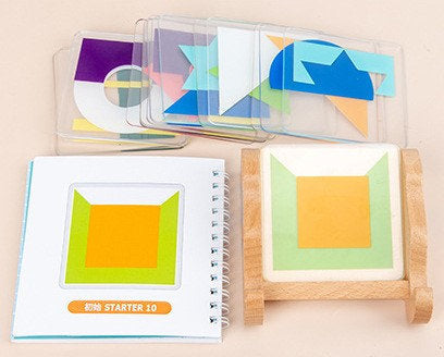 Educatioal Toys - Montessori Color & Shape Coding Puzzle