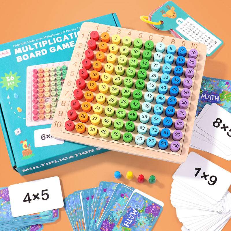 Educatioal Toys - Montessori Multiplication & Numbers Board Game
