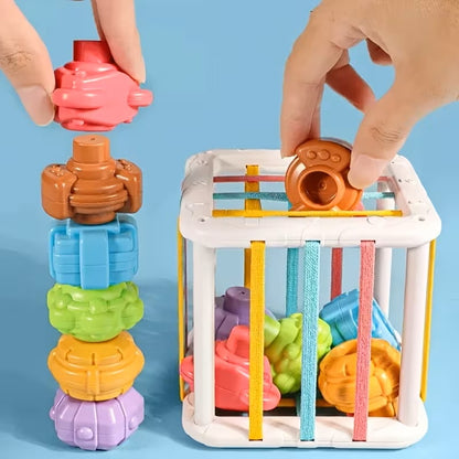 Montessori Toddler Sensory Stacking & Tactile Exploration Toy