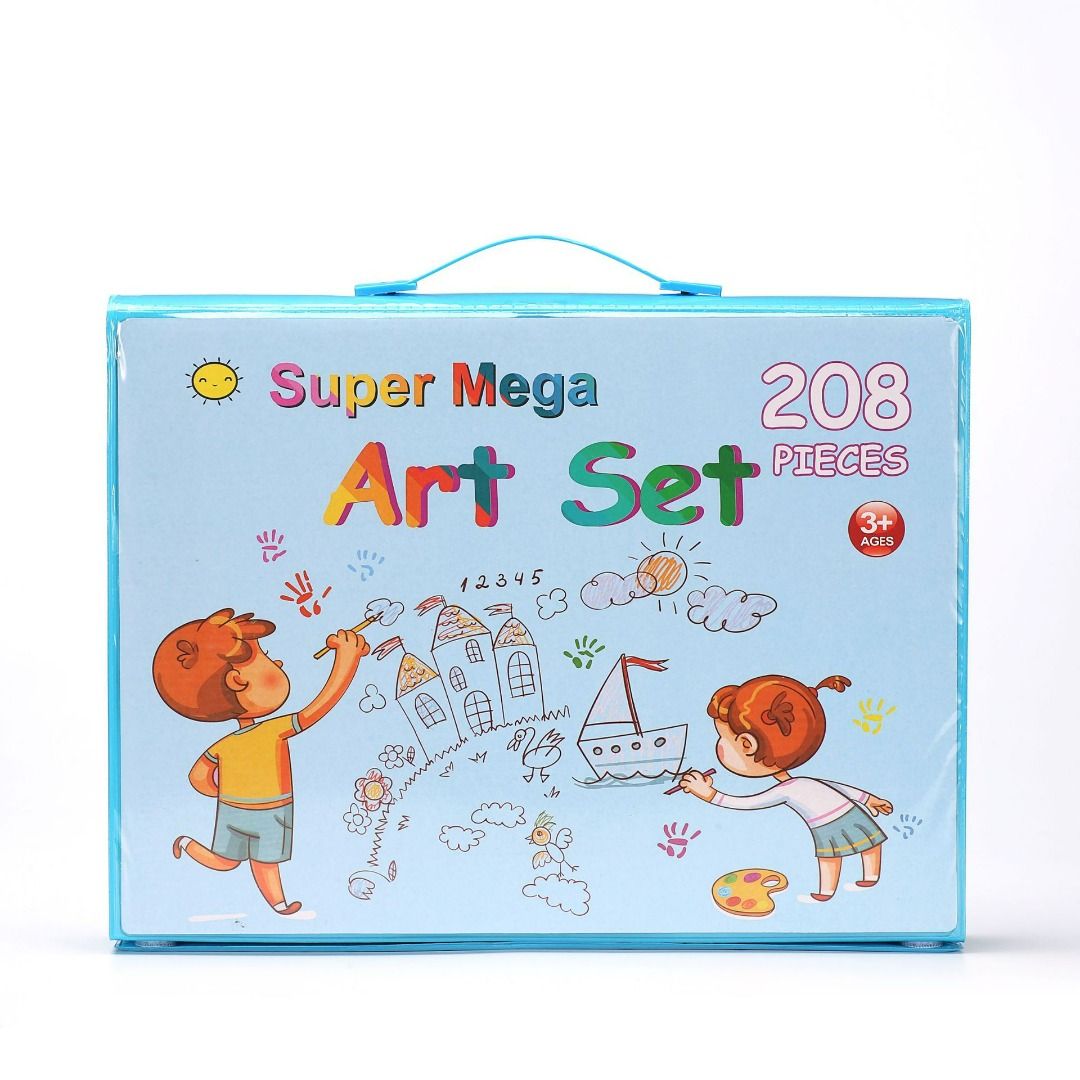 Kids Mega Art Set - 208 Pieces