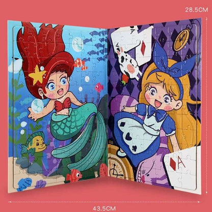 Magnetic Puzzles - Level-Up Magnetic Jigsaw Puzzle Sets A4 Sized Book - Ages 3+ Years