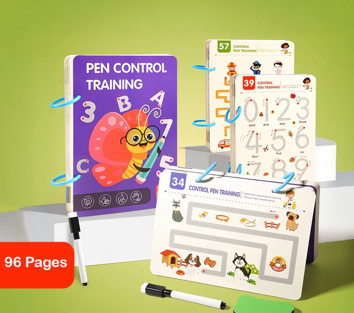 Kids Educational Pen Control Exercise Book
