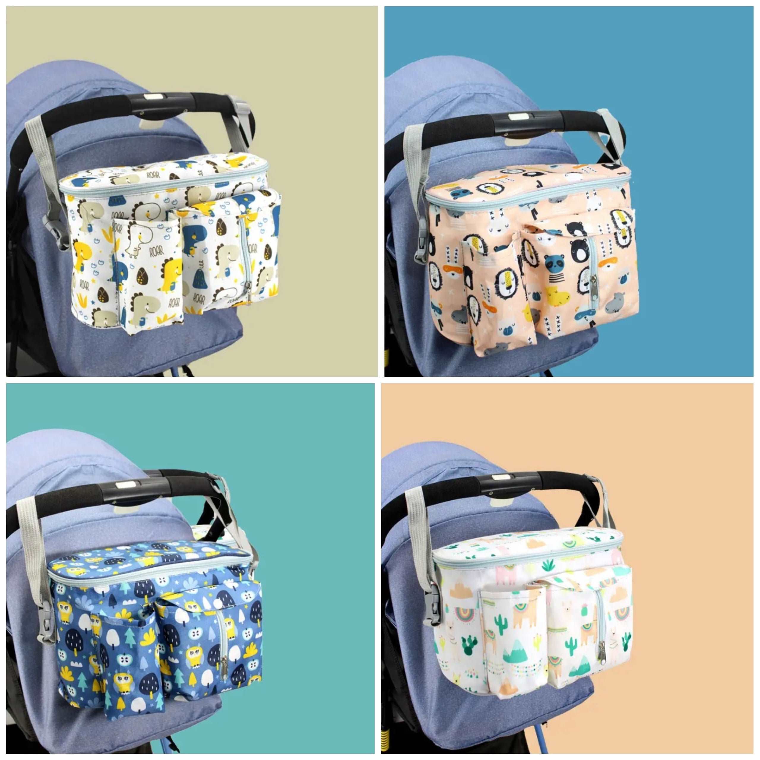 Multi purpose outlet diaper bag