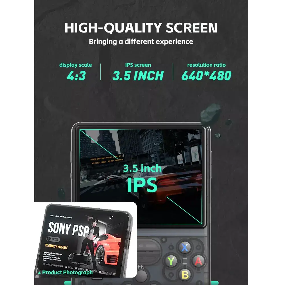 R36S Retro Handheld Game Console - 15,000+ Classic Games