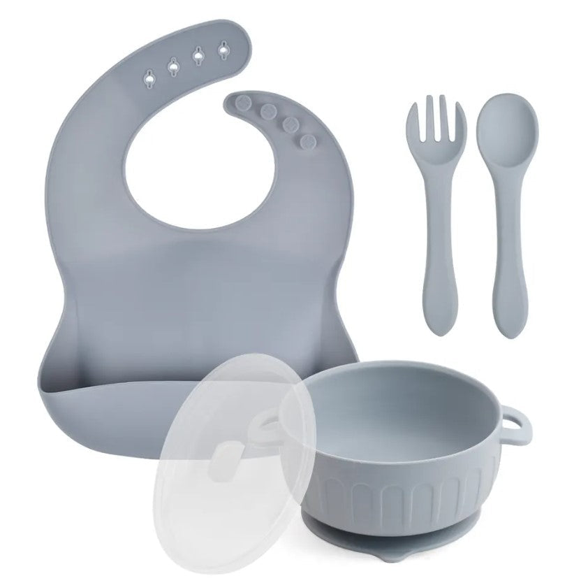 Silicone Eating Sets - 4IN1 Toddler Eating Sets