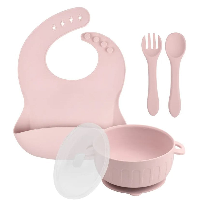 Silicone Eating Sets - 4IN1 Toddler Eating Sets
