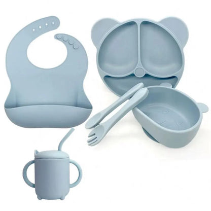 Silicone Eating Sets - 6IN1 Silicone Toddler Eating Sets