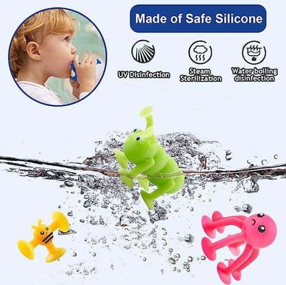 Silicone Suction Pops - Funpaste Silicone Animal Suction Pops - 28 Pcs