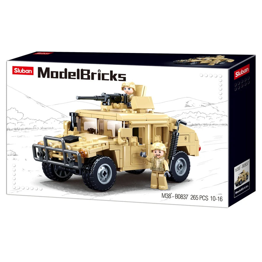 Sluban Building Blocks - Military Armored Car
