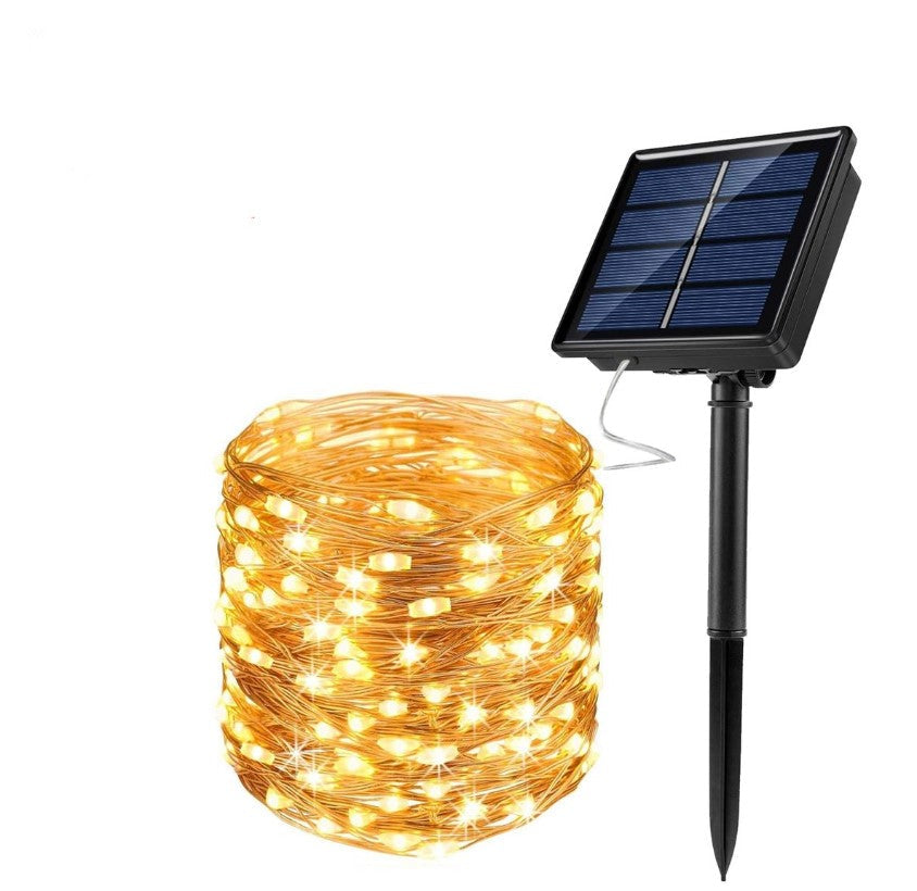 Solar LED String Lights - Solar Fairy LED String Lights - 22 Meters (200 LEDs)