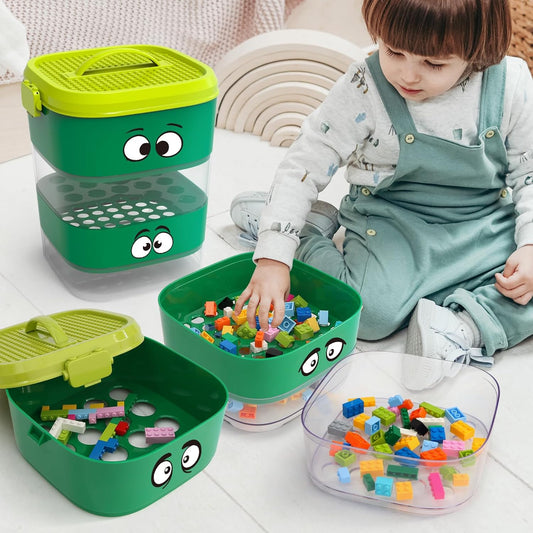 Lego & Building Blocks Sorting & Storage Boxes - Compatible With Classic Sized Blocks