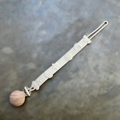 Silicone Baby Dummy Clips (One Piece Safety Design)