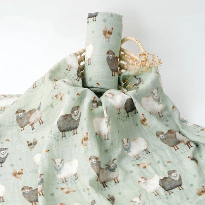 Two Layer Muslin Blankets - 70% Bamboo & 30% Cotton