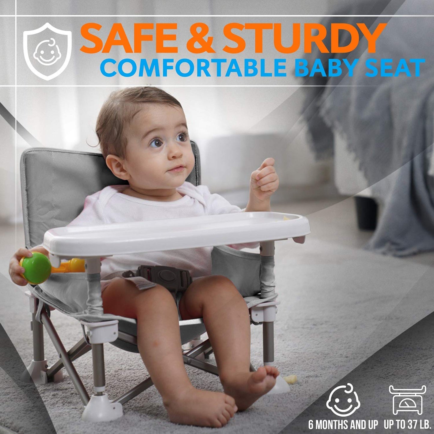 Baby Booster Seat - Chai "Travel-Light" Baby Booster Seat