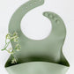Baby Silicone Products - Soft Silicone Bucket Baby Bibs - Pastel Colors