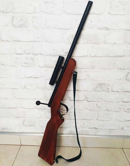 Baby Wooden Toys - Kids' Toy Hunting Riffle (Metal & Wood)