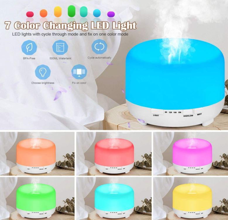 Diffuser - 3in1 Diffuser, Nightlight & Bluetooth Speaker {Includes Remote}