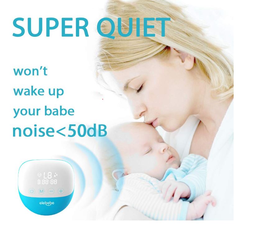 ELEBEBE Double Electric Breast Pump - ELEBEBE Double Electric Breast Pump (Hospital-Grade Strength)