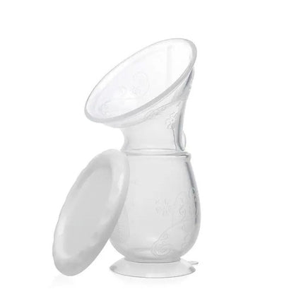 Manual Silicone Breast Milk Collector & Pump - GAMAL Manual Silicone Breast Pump - 110ml