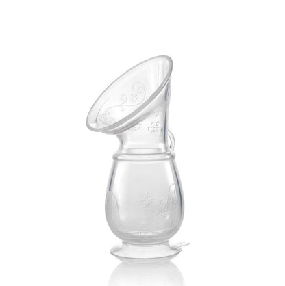 Manual Silicone Breast Milk Collector & Pump - GAMAL Manual Silicone Breast Pump - 110ml