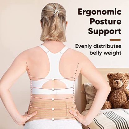 Maternity Belts & Support Bands - Pregnancy Abdominal Support Belt - One Size