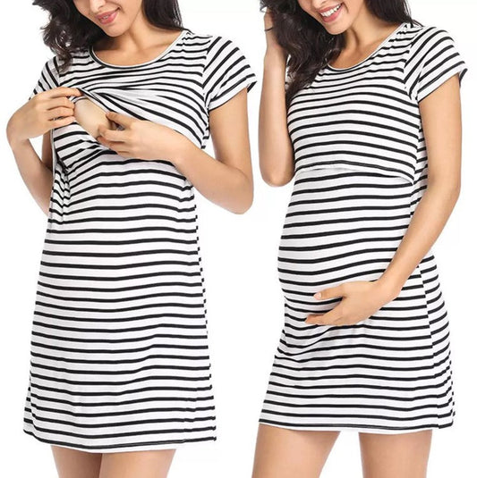 Maternity & Nursing Dress - Ruth Nursing & Maternity Summer Dress
